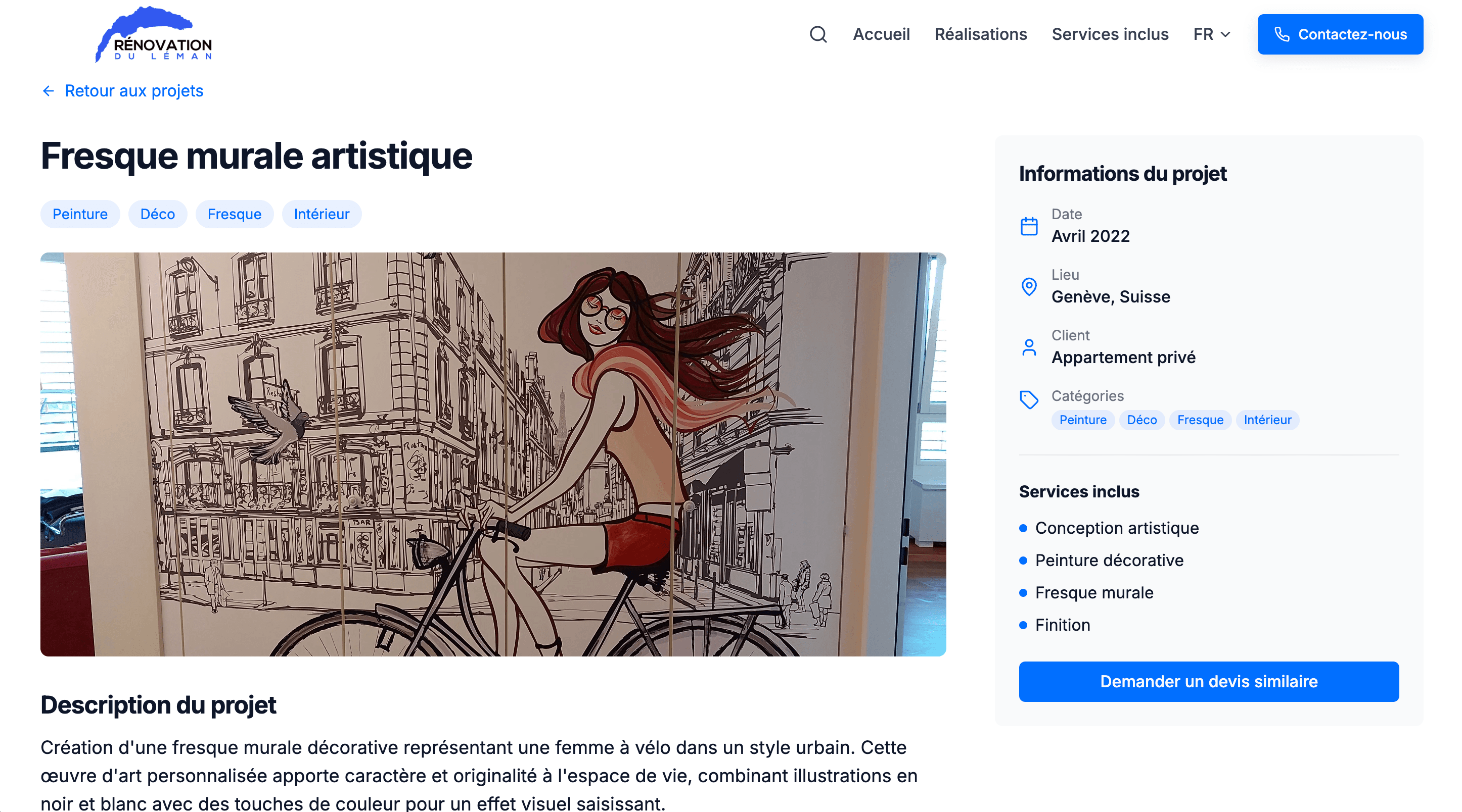 Rénovation du Léman — screenshot 3